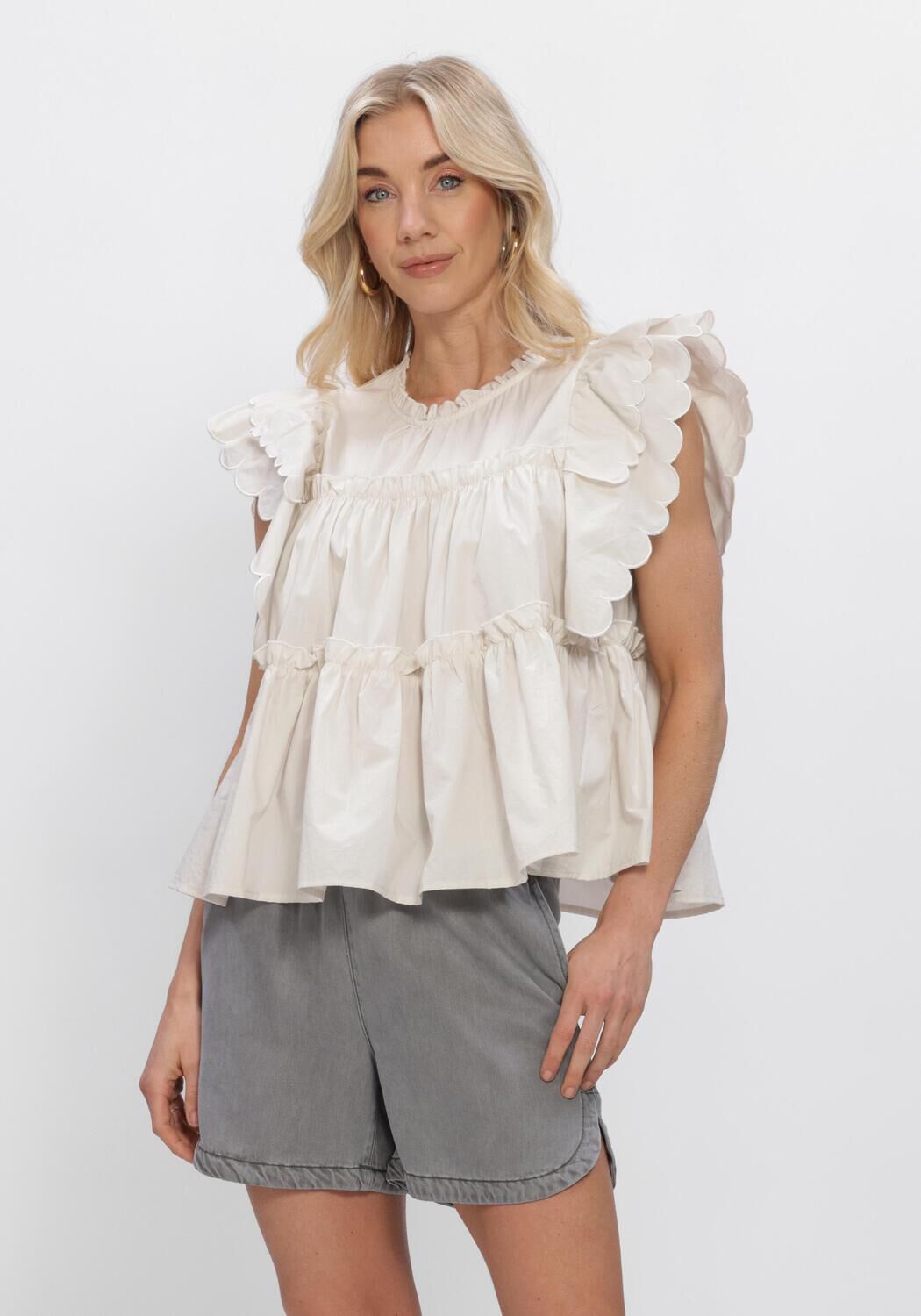 Wei&szlig;e OBJECT Top OBJHOPE S/L TOP - large