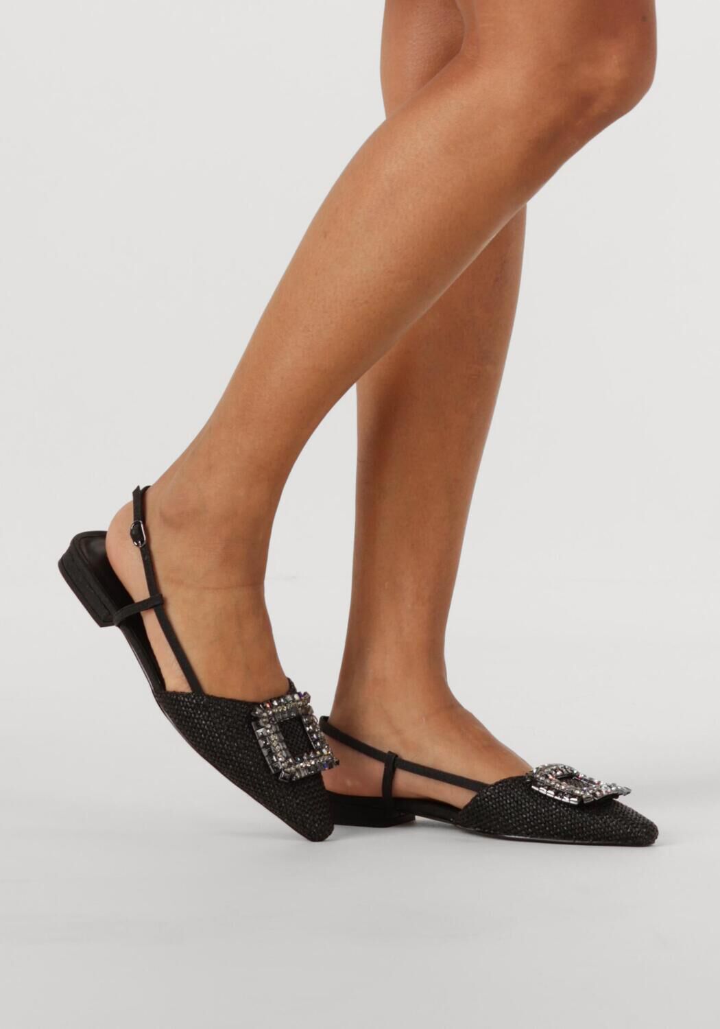 Schwarze LODI Slingbacks BO5504 - large