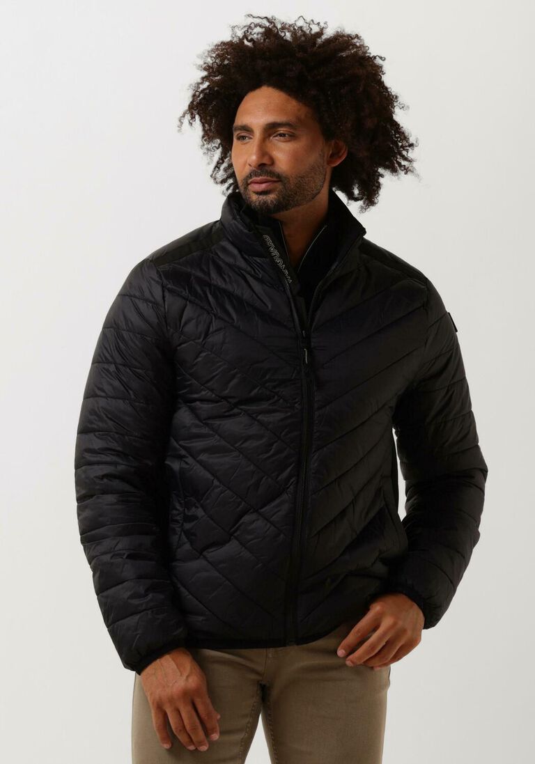 schwarze vanguard wattierte jack short jacket densylon brakeshift iii