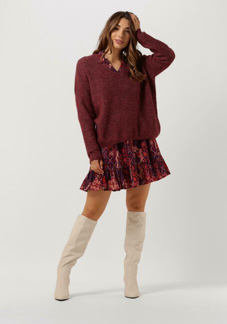 Rote MOS MOSH Pullover THORA V-NECK KNIT - large