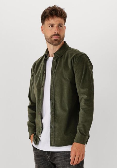 Grüne ANERKJENDT Hemden AKLEIF SOLID CORD SHIRT - large