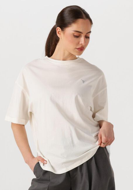 Weiße ALIX THE LABEL T-shirt LADIES KNITTED ADVENTURE T-SHIRT - large