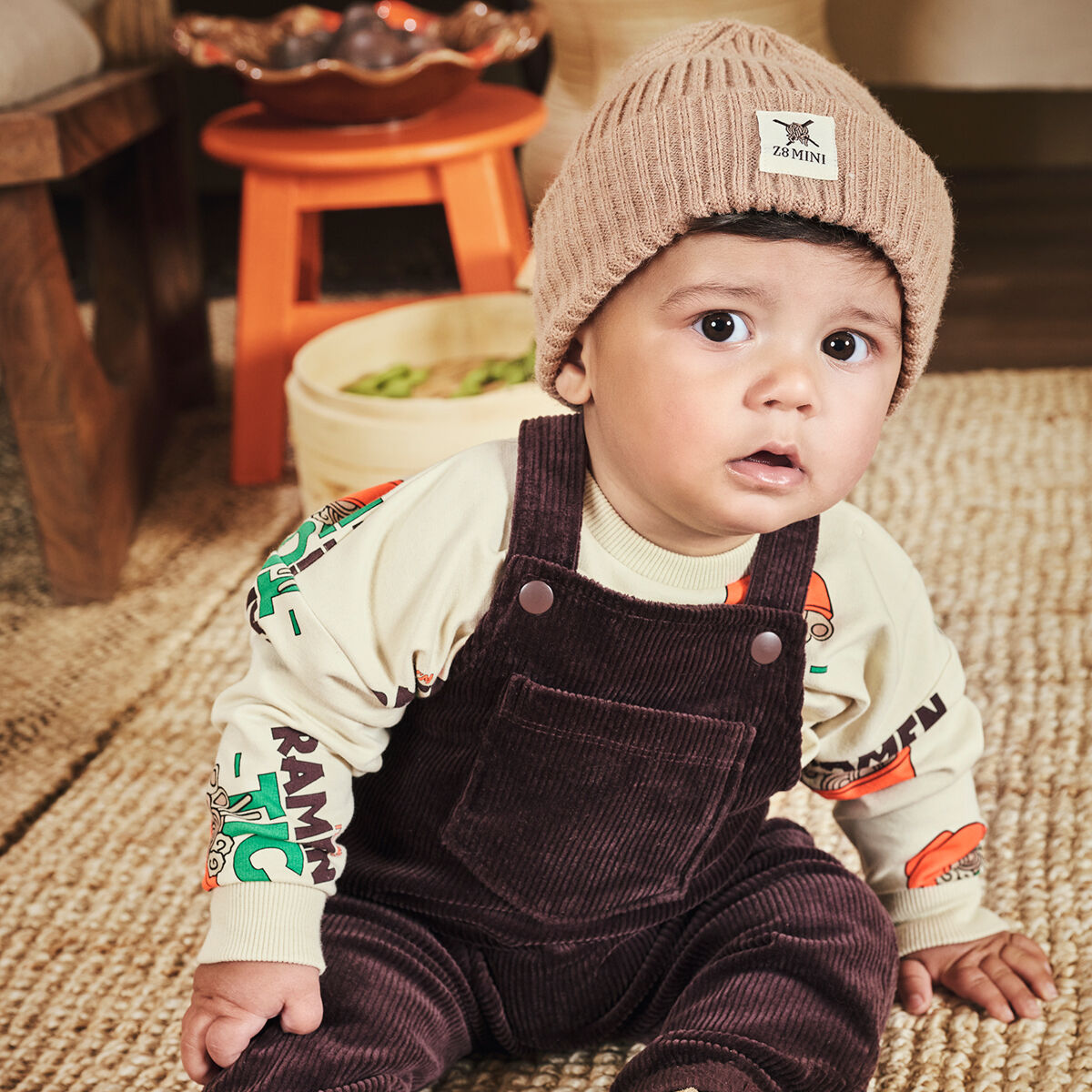 Braune Z8 Latzhosen JOAKIM - large