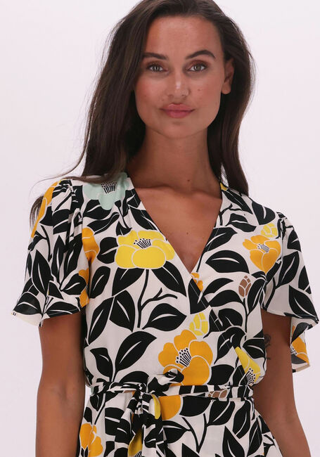 Mehrfarbige/Bunte JANSEN AMSTERDAM Maxikleid DRESS BUTTERFLY SLEEVES - large