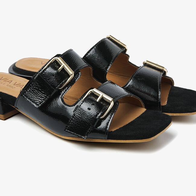 Schwarze VIA VAI Sandalen GIGI LENA - large