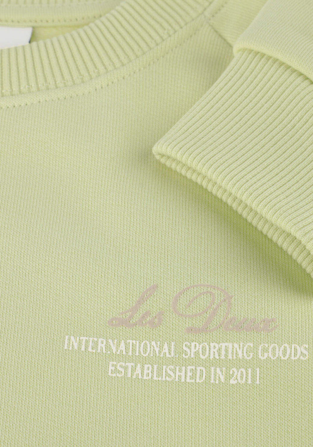 Limette LES DEUX Pullover GLOBE SWEATSHIRT - large