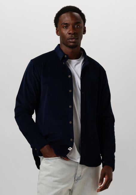 Dunkelblau ANERKJENDT Casual-Oberhemd AKLEIF SOLID CORD SHIRT - large