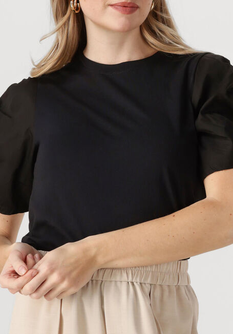 Schwarze INWEAR T-shirt PAYANAIW WOVEN TRIM SHIRT - large