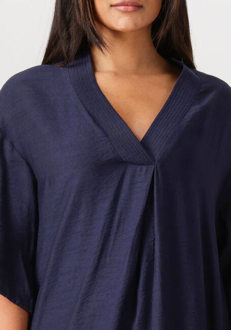 Dunkelblau CO'COUTURE Minikleid CARYN PLEAT TUNIC DRESS - large