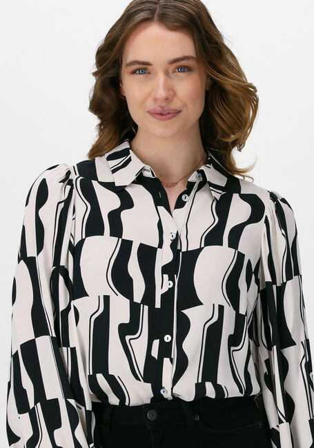 Nicht-gerade weiss SUMMUM Blusen BLOUSE GRAPHIC TWO TONE - large