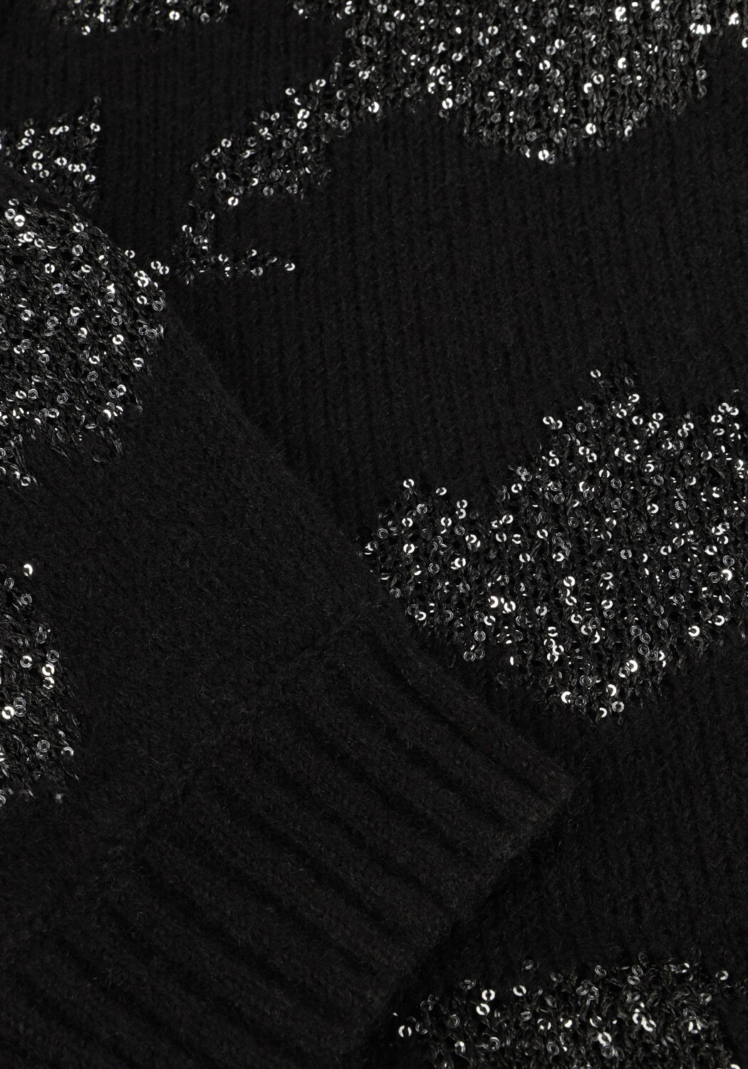 Schwarze OBJECT Strickjacke OBJALORA KNIT RE L/S CARDIGAN - large