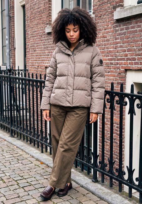Taupe AIRFORCE Wattierte Jack CARLY JACKET - large