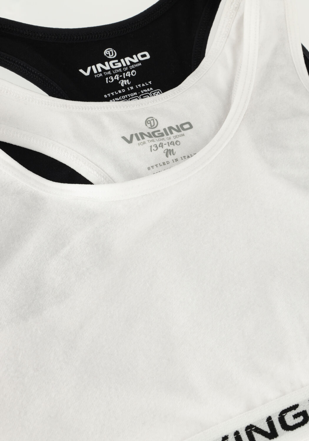 Schwarze VINGINO BHs GIRLS RACER (2-PACK) - large