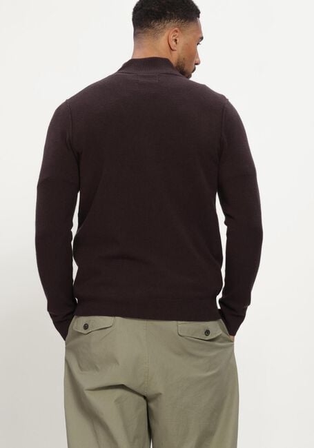 Braune BUTCHER OF BLUE Pullover CLIFDEN HALFZIP - large