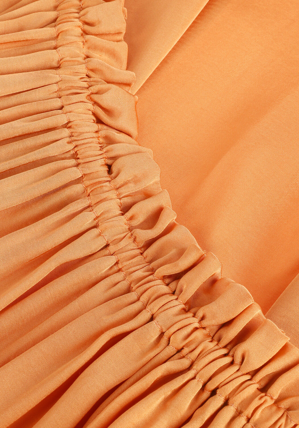 Orangene ACCESS Maxikleid OFF SHOULDER SATIN DRESS - large