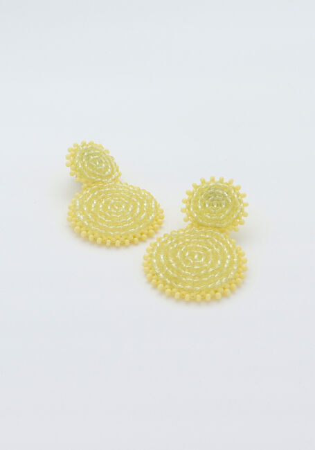Gelbe PAULIE POCKET Ohrringe SMALL DOUBLE BEADS EARRINGS - large