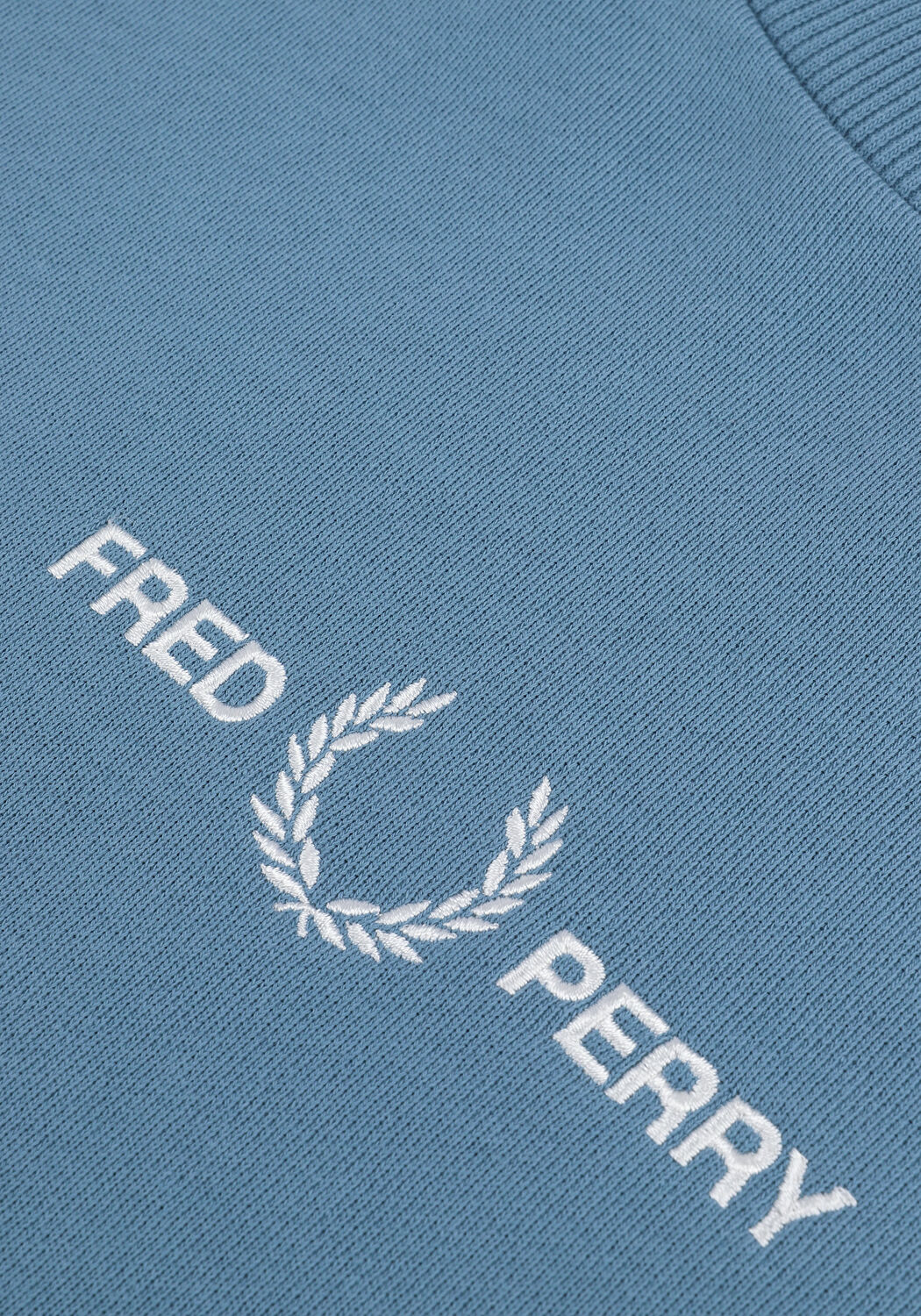 Hellblau FRED PERRY Sweatshirt EMBRIODERED SWEATSHIRT - large