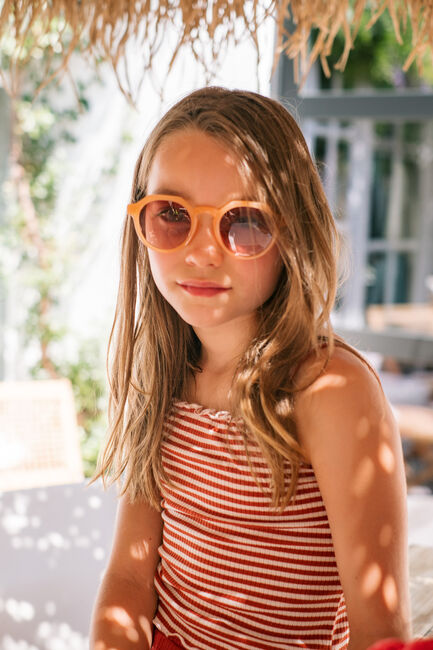 Rote LIKE FLO Top EVINA SOLID RIB SINGLET - large