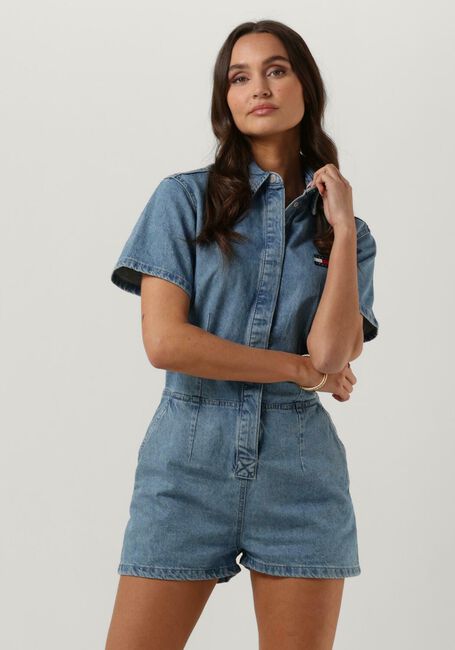 Hellblau TOMMY JEANS Playsuits TJW BADGE DENIM PLAYSUIT - large