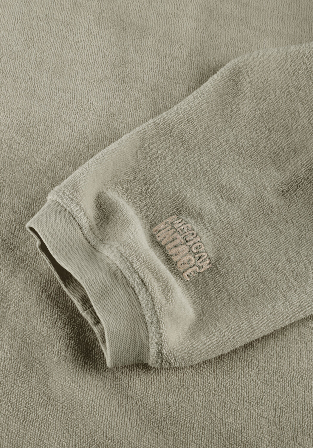 Sand AMERICAN VINTAGE Sweatshirt FUXOW - large