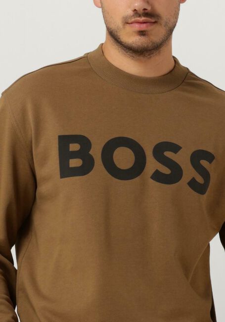 Olive BOSS ORANGE Pullover WEBASICCREW - large