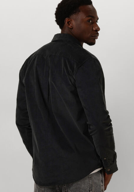 Graue ANERKJENDT Casual-Oberhemd AKLEIF SOLID CORD SHIRT - large