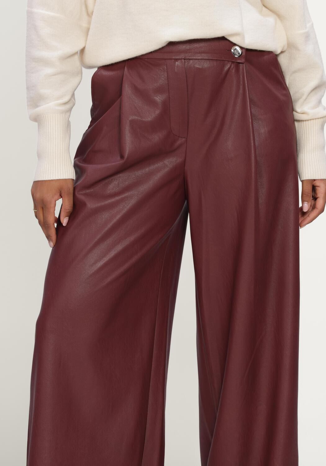 Bordeaux CAROLINE BISS Weite Hose 4573 - large