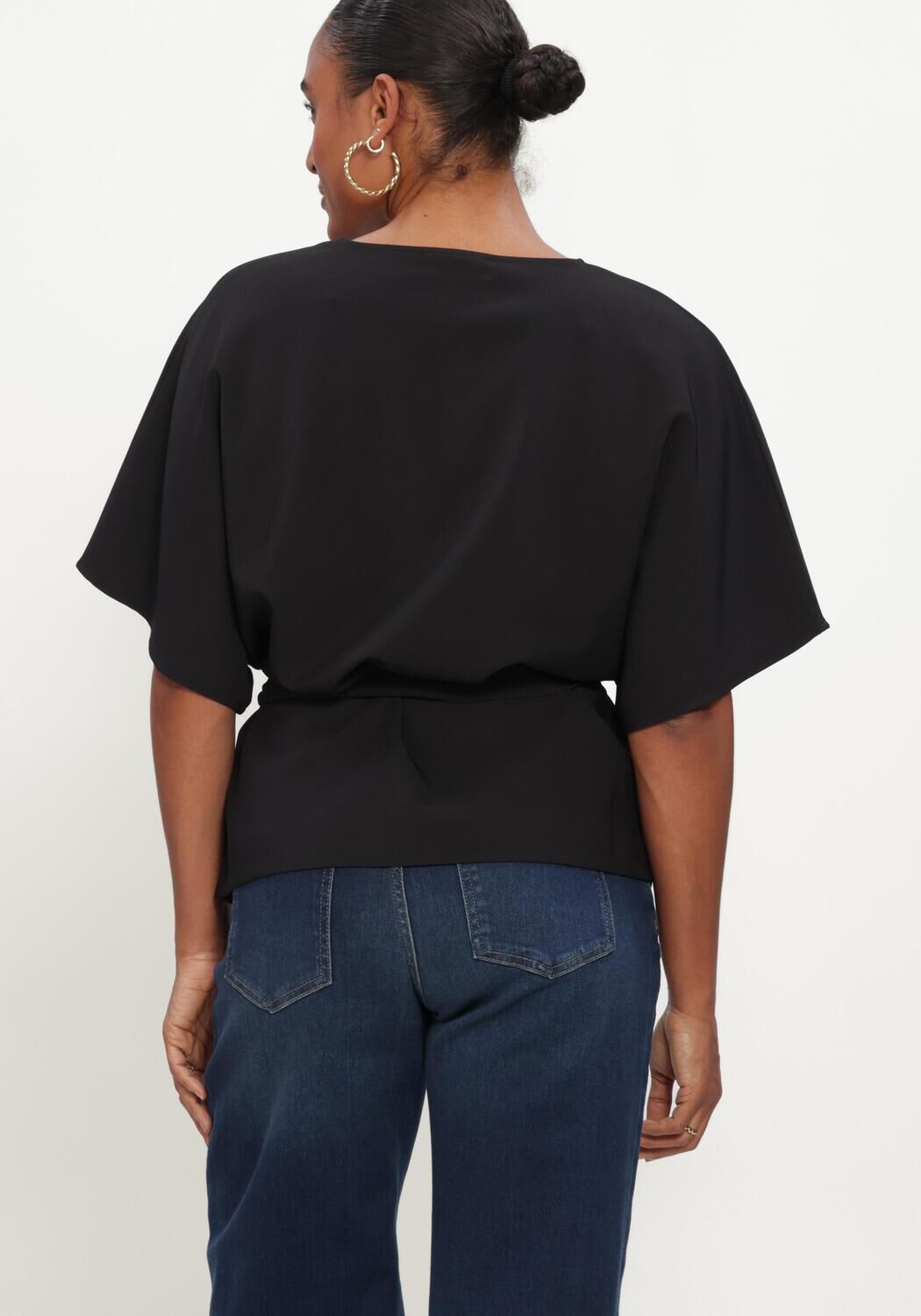 Schwarze MOS MOSH Blusen MMRIKALA MILEY BLOUSE - large