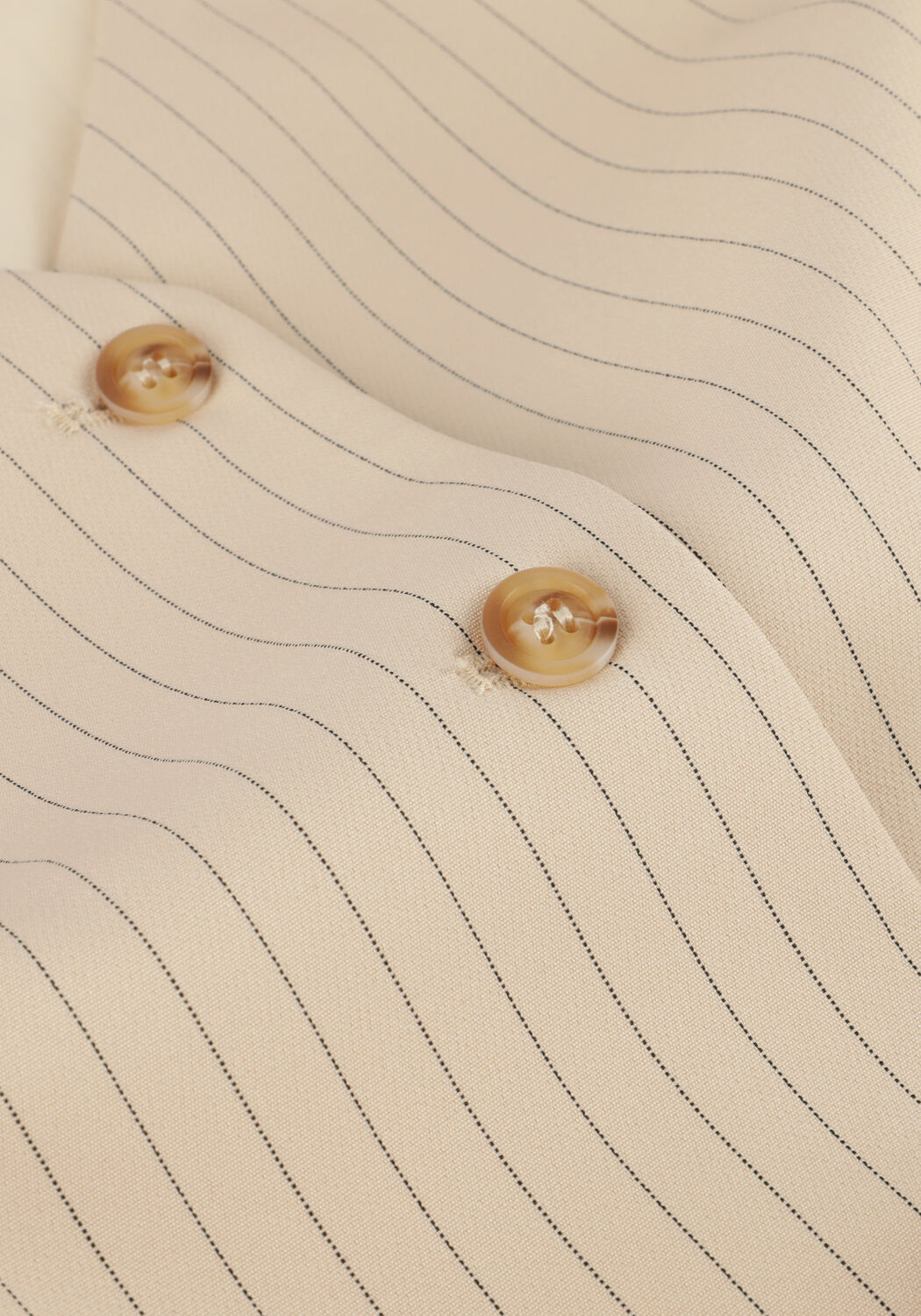 Sand NEO NOIR Blusen JULES PINSTRIPED BLOUSE - large