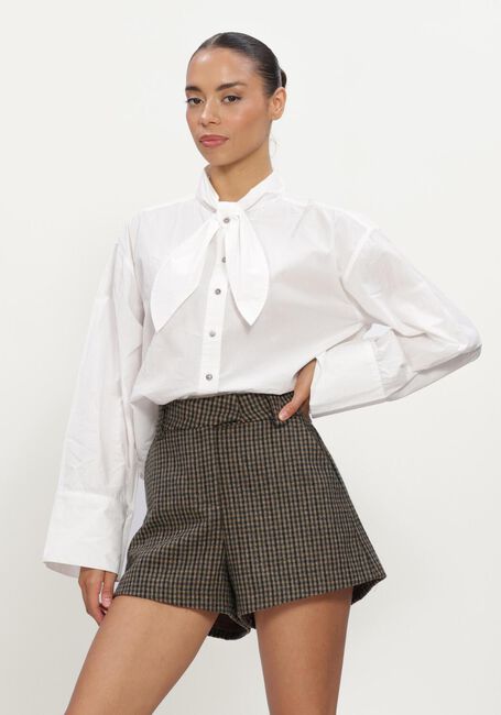Wei&szlig;e RUBY TUESDAY Blusen KARMEL POPLIN SHIRT WITH BOW COLLAR - large