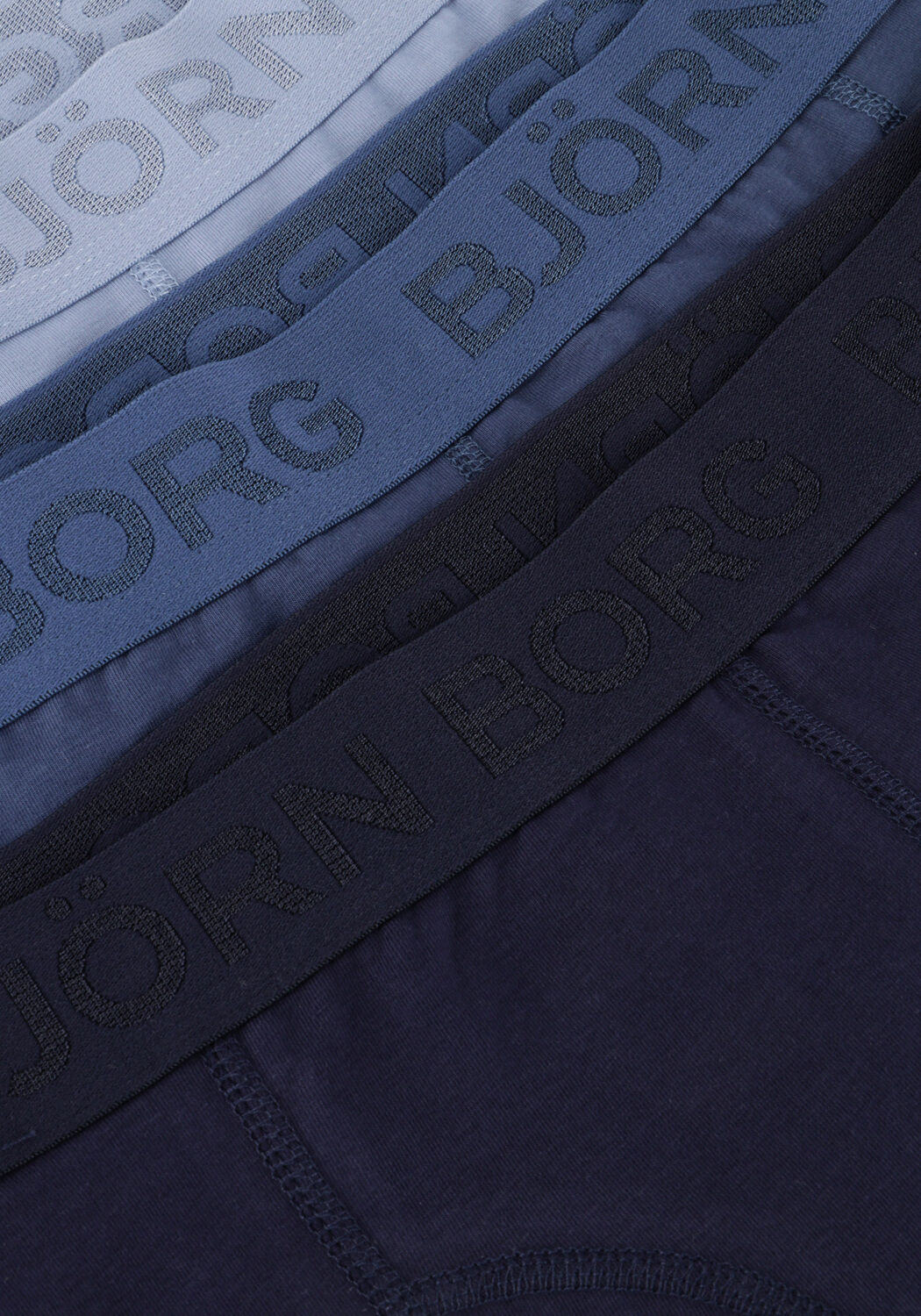 Mehrfarbige/Bunte BJORN BORG Boxershorts COTTON STRETCH BOXER 3P - large