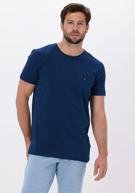 Dunkelblau TOMMY HILFIGER T-shirt STRETCH EXTRA SLIM FIT TEE - large