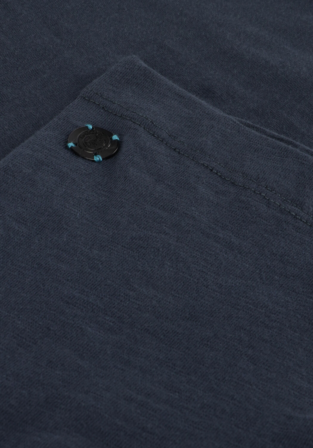 Dunkelblau CAST IRON T-shirt SHORT SLEEVE R-NECK ORGANIC COTTON SLUB ESSENTIAL - large