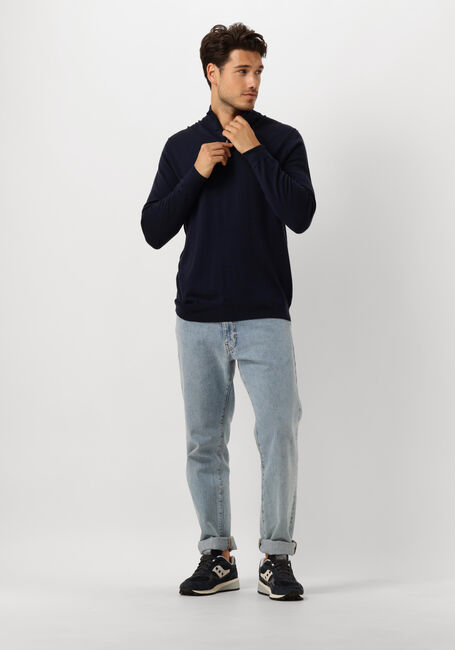 Dunkelblau PROFUOMO Pullover PULLOVER HALF ZIP - large