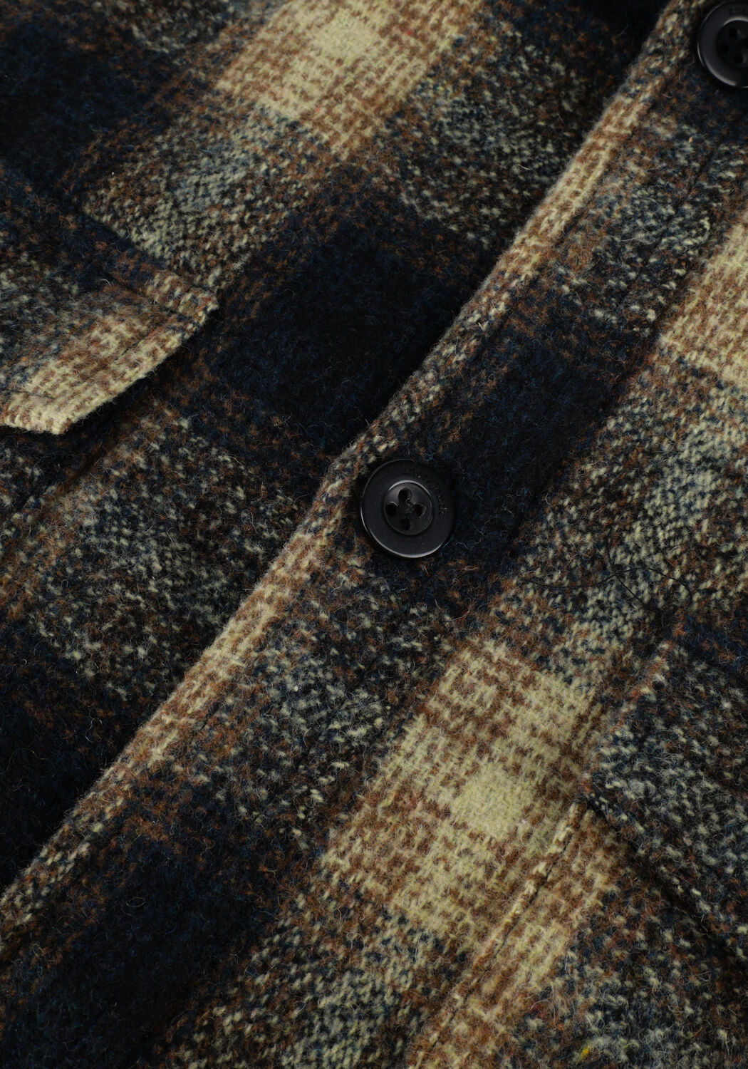 Dunkelblau ANERKJENDT Overshirt AKLION THICK CHECK OVERSHIRT - large