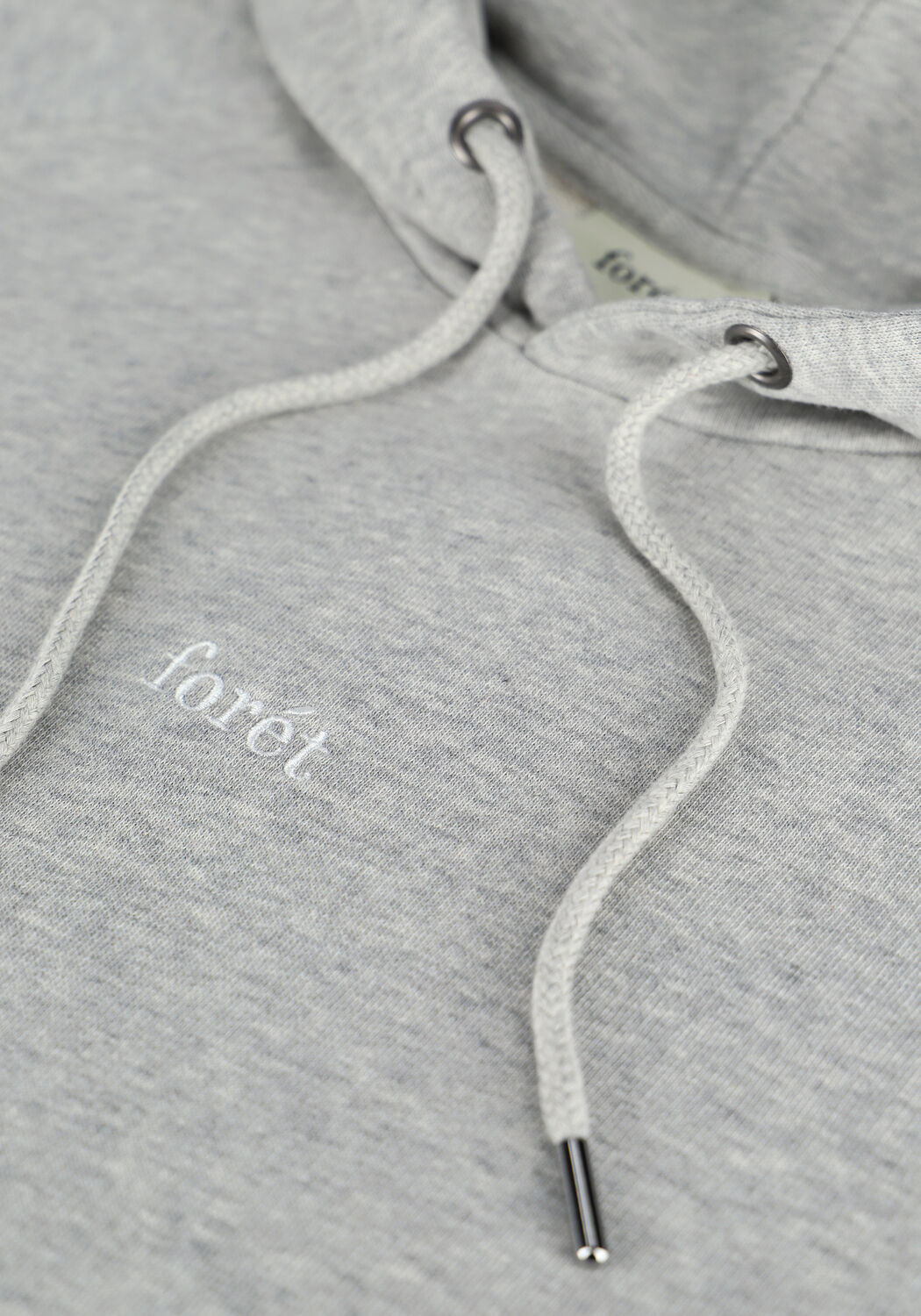 Hellgrau FOR&Eacute;T Sweatshirt BISON HOODIE - large