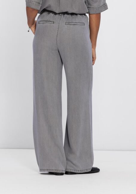 Graue OBJECT Wide jeans OBJFRAME LISA WIDE MW PANTS - large