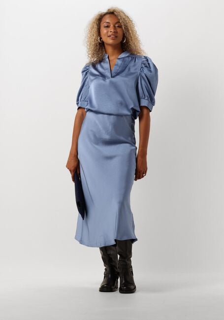 Hellblau NEO NOIR Midirock BOVARY SKIRT - large