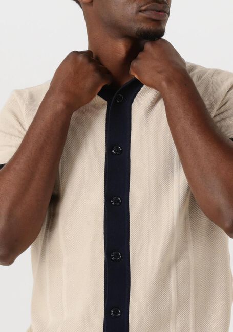 Beige BUTCHER OF BLUE Polo-Shirt RIPLEY KNIT CT SHIRT - large
