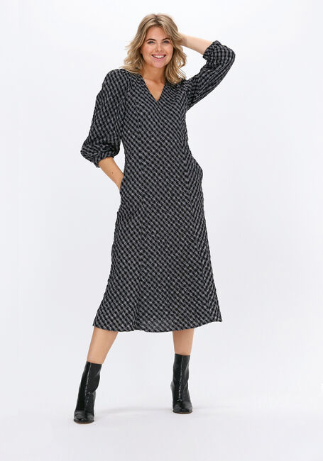 Schwarze LOLLYS LAUNDRY Midikleid LAKE DRESS - large