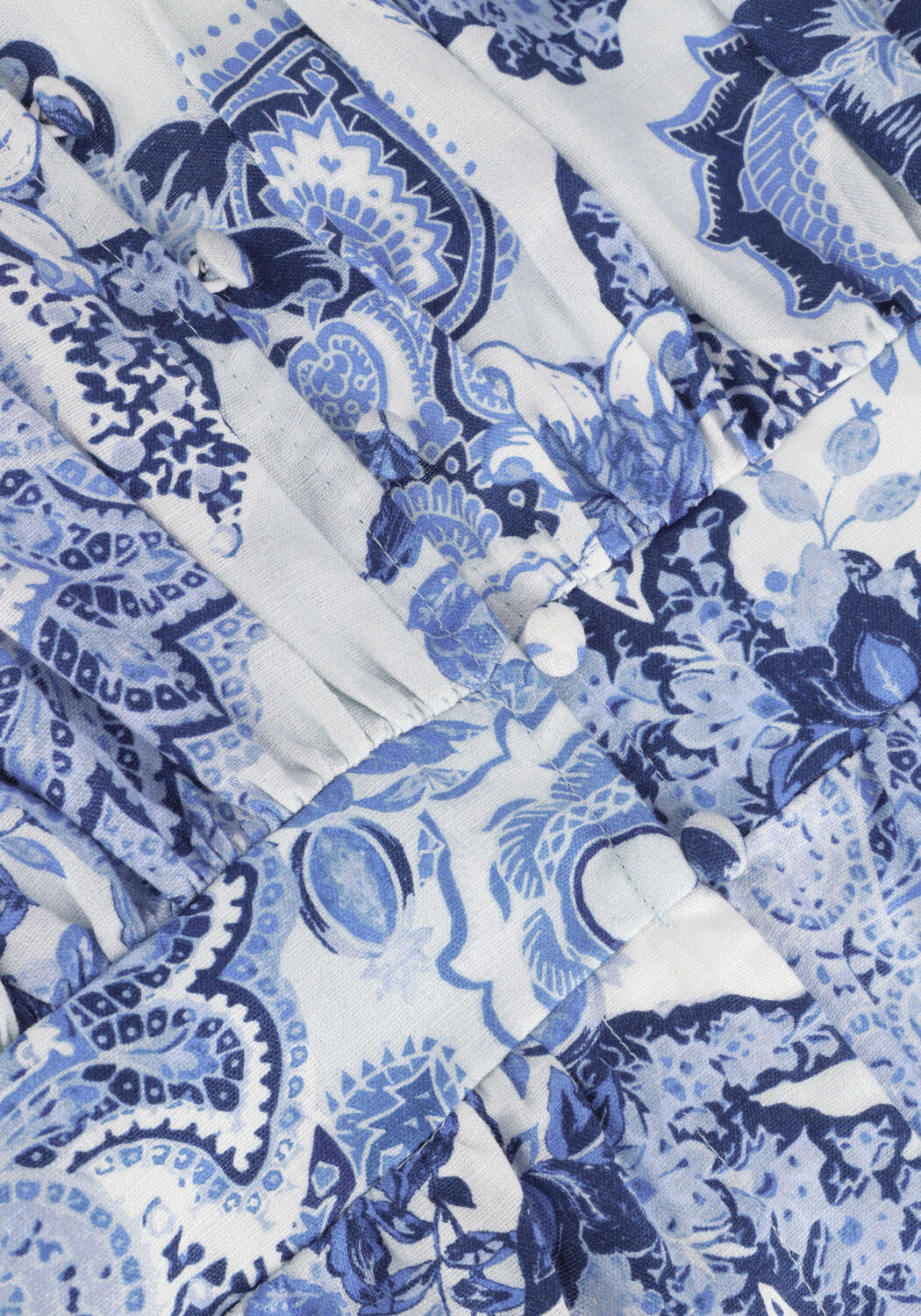 Blaue GUESS Playsuits ZAREN LINEN ROMPER - large