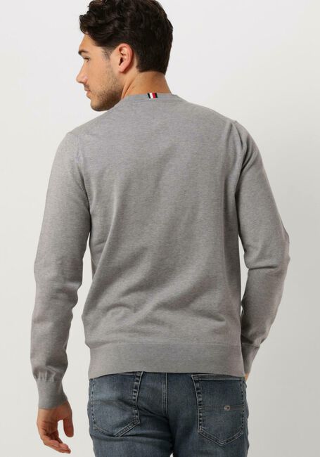 Graue TOMMY HILFIGER Pullover 1985 CREW NECK SWEATER - large