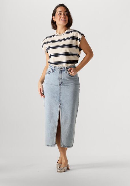 Blaue BY-BAR T-shirt MASON STRIPE TOP - large