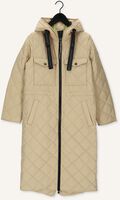Camelfarbene BEAUMONT Wattierte Jack LONG COAT LIGHT PADDED Camelfarbene BEAUMONT Wattierte Jack LONG COAT LIGHT PADDED - medium