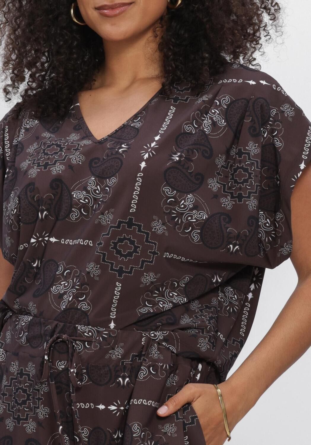 Braune STUDIO ANNELOES Top Renske paisley vneck top - large