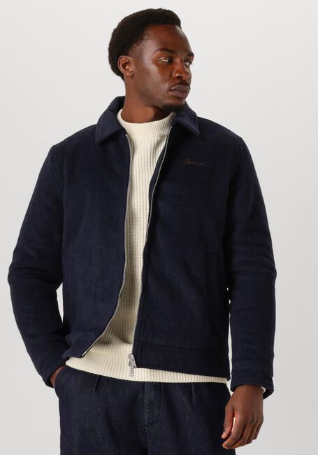 Dunkelblau DSTREZZED Jack PAT WOOL JACKET - large