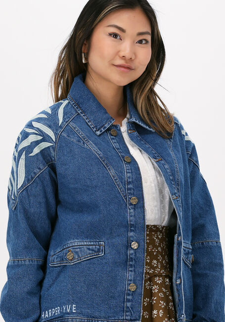 Blaue HARPER & YVE Jeansjacke HARPER-JACK - large
