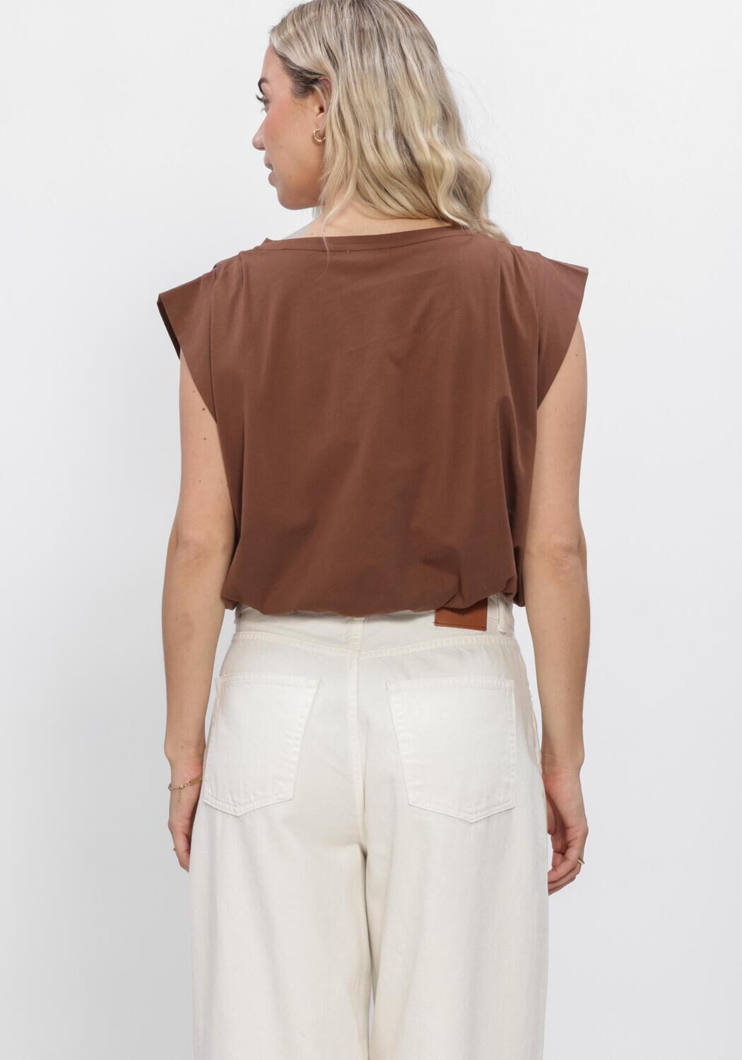 Braune SUNCOO T-shirt MARCHA - large