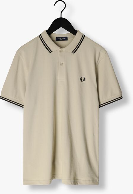 Sand FRED PERRY Polo-Shirt TWIN TIPPED FRED PERRY SHIRT - large