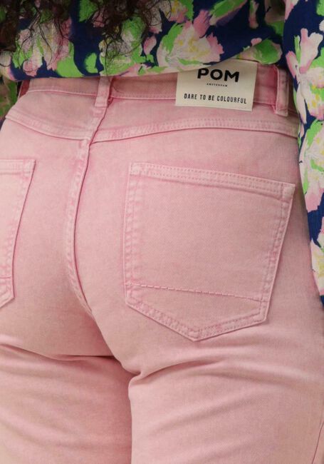 Rosane POM AMSTERDAM Straight leg jeans ELLI STRAIGHT BLOOMING PINK JEANS - large